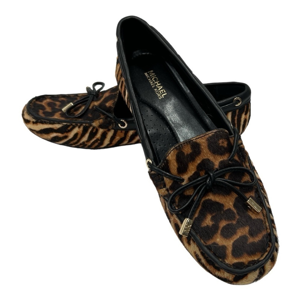 Michael Michael Kors Womens Sutton Moccasins Leather Closed Toe size 6.5 M - Picture 9 of 11